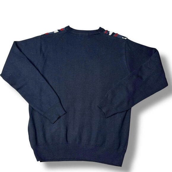 Vintage Sergio Louis Coogi Style Sweater 90s Textured Knit Crewneck Men’s Medium - Picture 6 of 10